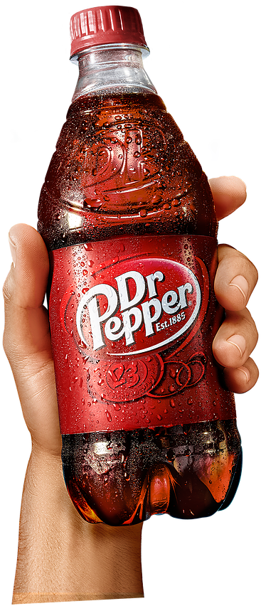 Dr Pepper 20 Oz - Dr Pepper (373x851), Png Download