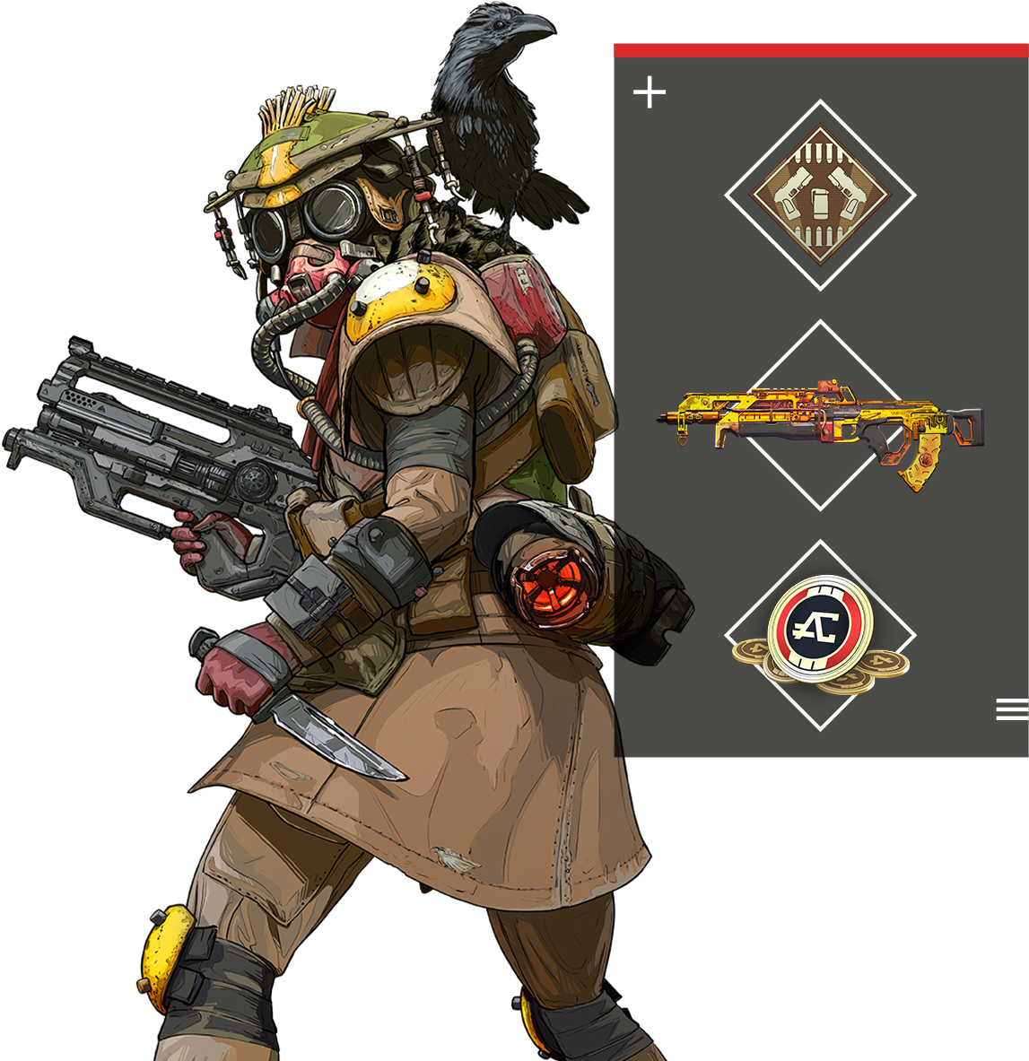 Play Apex Legends As An Origin Access Member And Drop - Skin Di Apex Legends (1232x1200), Png Download