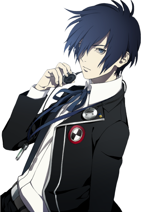 Minato Render - Main Character Persona Three (500x706), Png Download