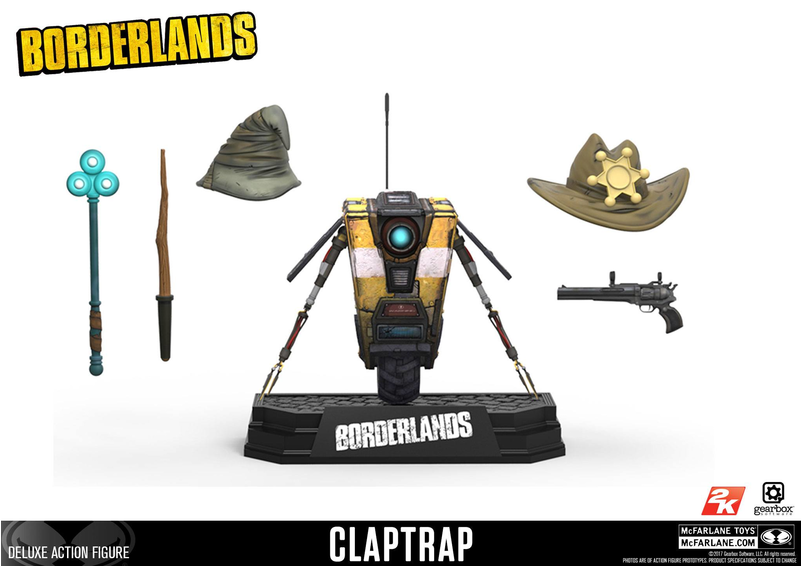Claptrap Figure (800x800), Png Download