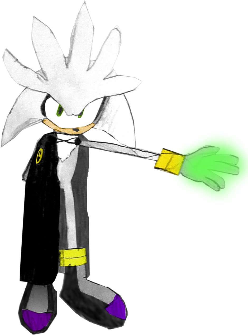 Silver Hedgehog - Cartoon (1044x1364), Png Download