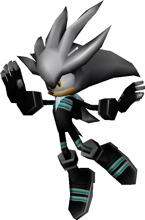 Sonic Rivals - Leather - Silver Secret Freedom Fighters (527x716), Png Download