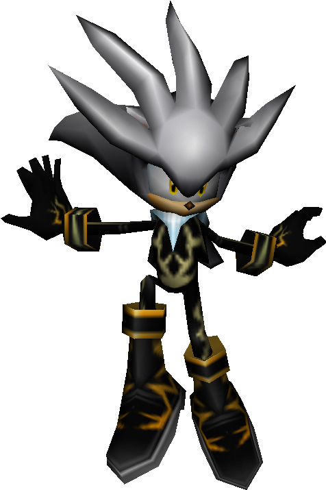 Sonic Rivals - Lightning - Sonic Rivals Silver Costume (519x723), Png Download
