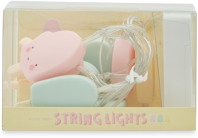 Popsicle String Lights - Box (700x700), Png Download