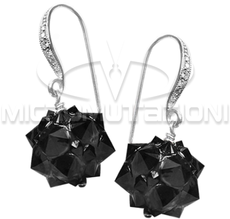 Crystal Hedgehog Earrings Crystal Evolution Earrings - Earrings (750x750), Png Download