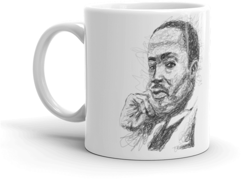 Martin Luther King Jr - My Feets Are A Tippy Tappin Mug (580x580), Png Download