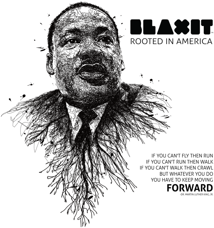 Rooted In America Mlk Jr - Martin Luther King Jr. (711x800), Png Download