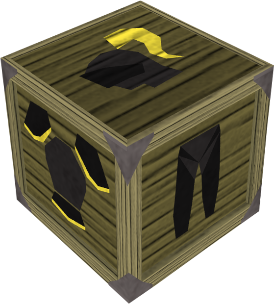 A Black Gold-trimmed Armour Set Is A Variant Of The - Full Rune Gold Trimmed (559x620), Png Download