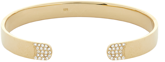 Crystal Trim Bracelet - Bangle (600x600), Png Download