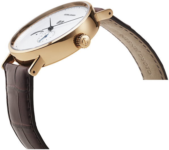 41 Mm, Grande Date Annual Calendar, Automatic, White - Analog Watch (800x800), Png Download