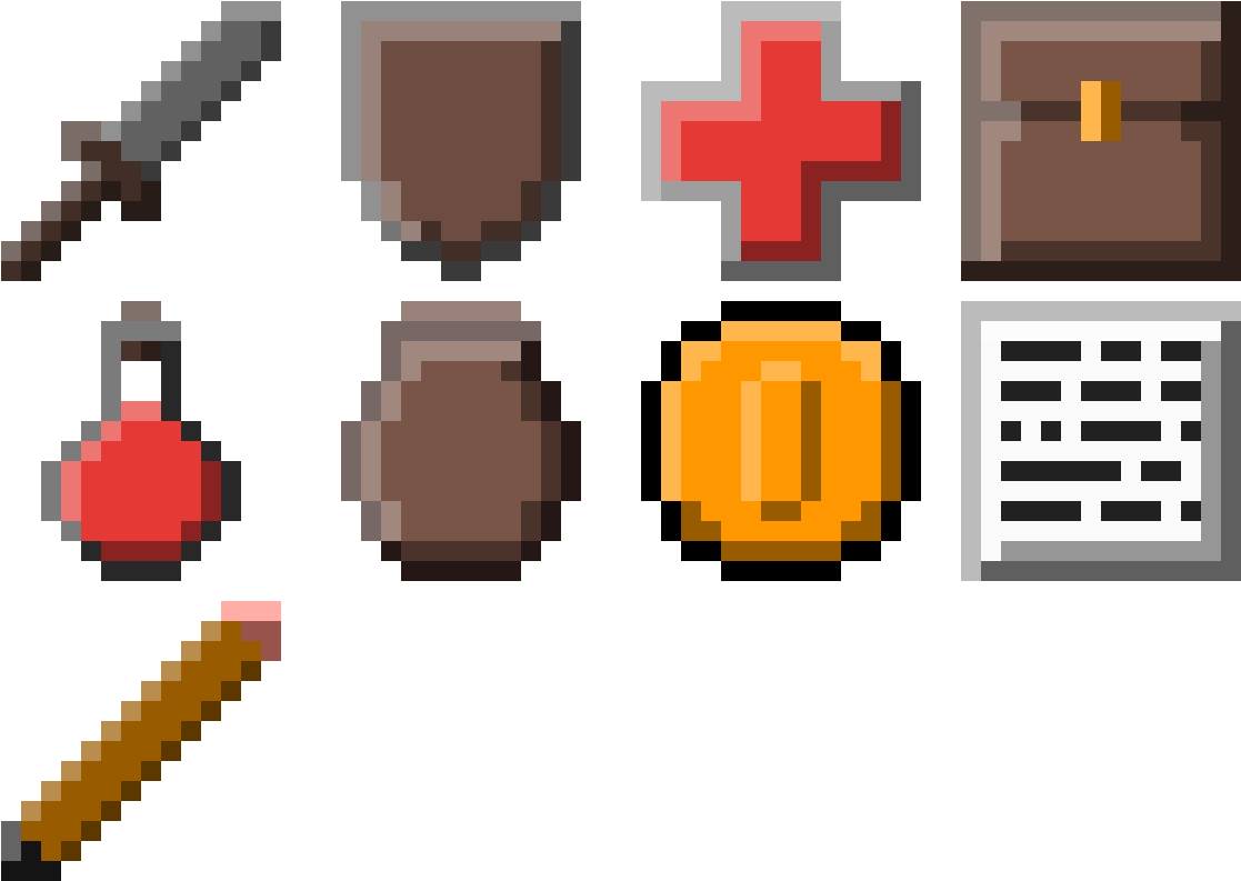 Itens Spritesheet - Cross (1152x1152), Png Download