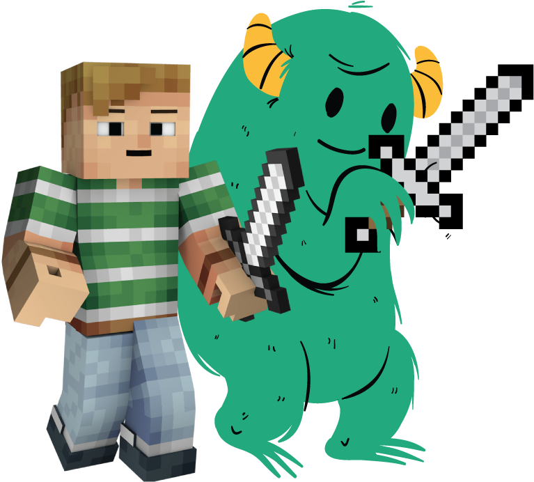 Python Coding With Minecraft - Minecraft Topo De Bolo Para Imprimir (792x792), Png Download