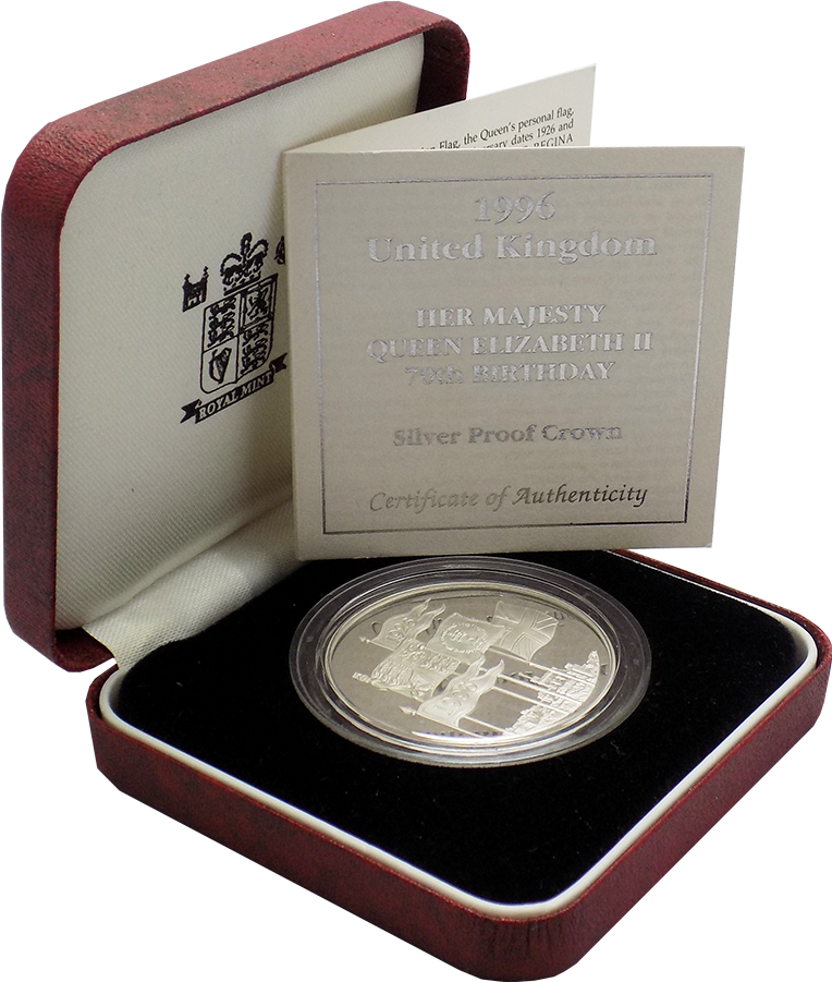 Pre-owned 1996 Uk Queen Elizabeth Ii 70th Birthday - Coin (900x900), Png Download