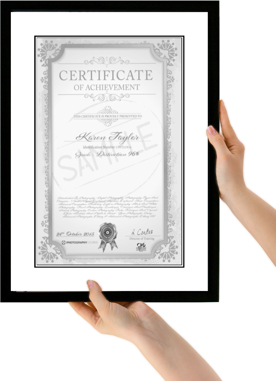 Your Photography Certificate - Photography Certification (1097x1419), Png Download
