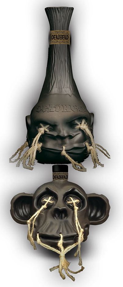 Deadhead Rum Monkey - Deadhead Rum (403x936), Png Download