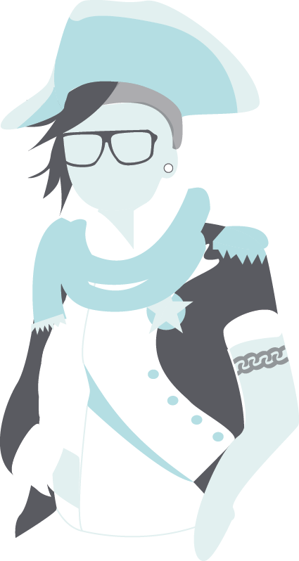Hip Napoleon 400px - Cartoon (425x798), Png Download