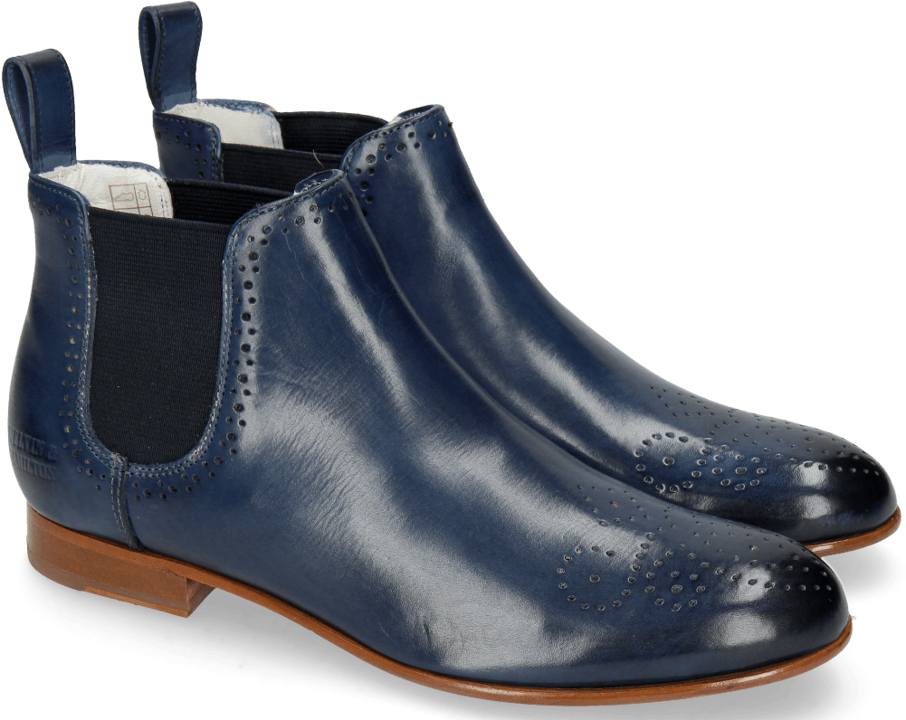 Ankle Boots Sally 16 Marine Elastic Navy - Chelsea Boot (1024x1024), Png Download