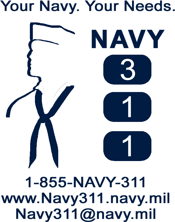 Click To View This Navy 311 Logo - Navy 311 (800x800), Png Download