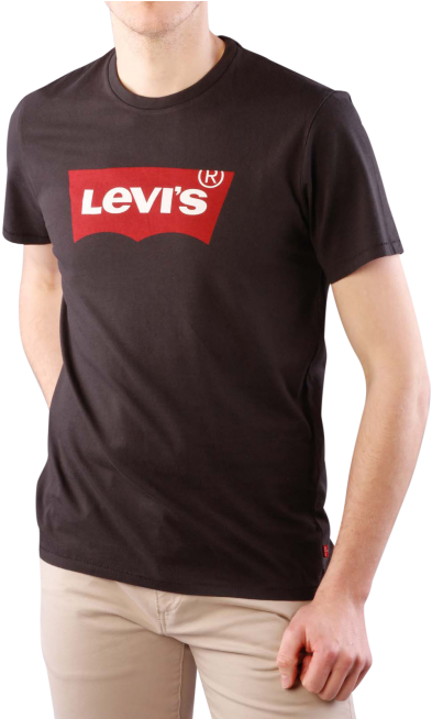 levis t shirt black and red