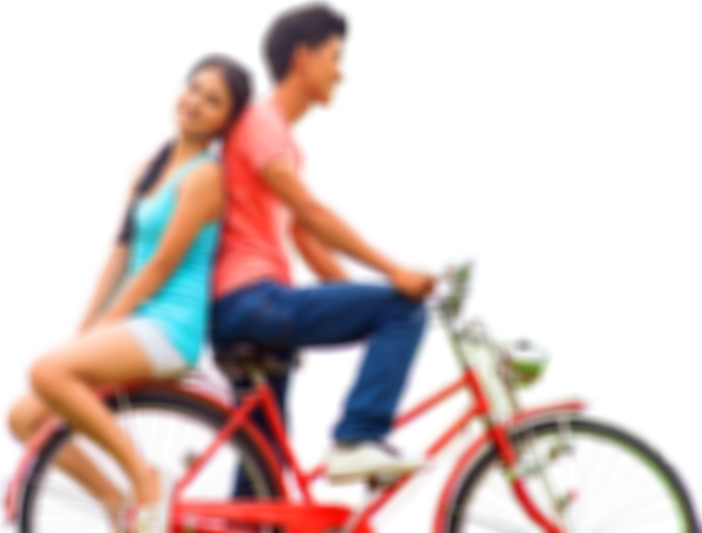 Cycle - Hybrid Bicycle (702x533), Png Download