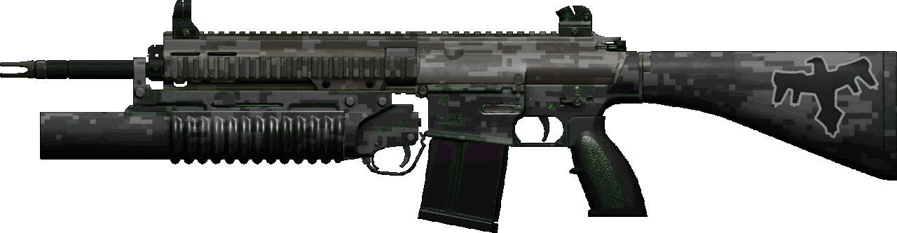 Kitab Langit - Assault Rifle (1280x333), Png Download