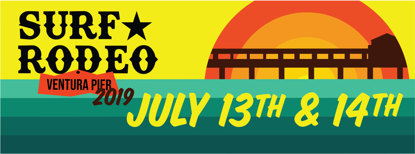 Surf Rodeo Ventura - Graphic Design (1360x954), Png Download