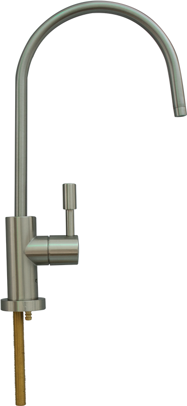 Modern Faucet Brushed Nickel ¼" - Tap (800x800), Png Download