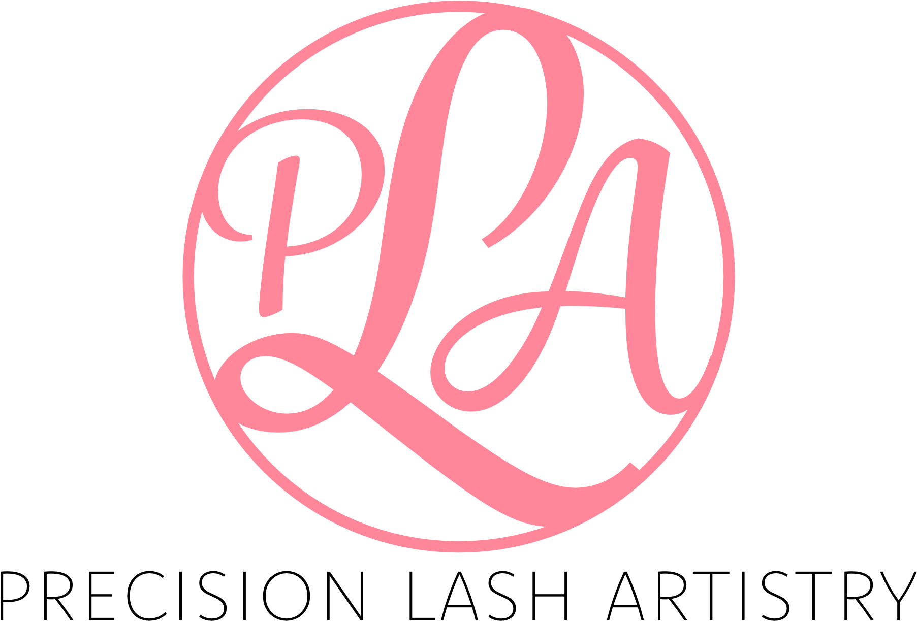 An Alternate Design For 'precision Lash Artistry - Circle (2000x2000), Png Download