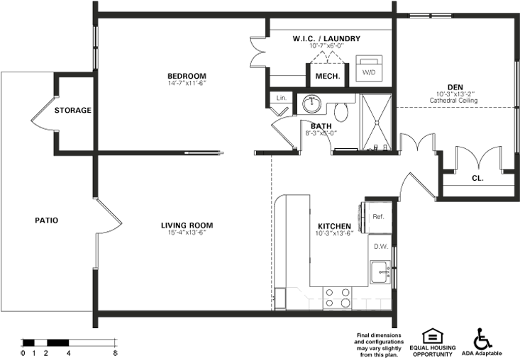 Penington - Floor Plan (750x513), Png Download