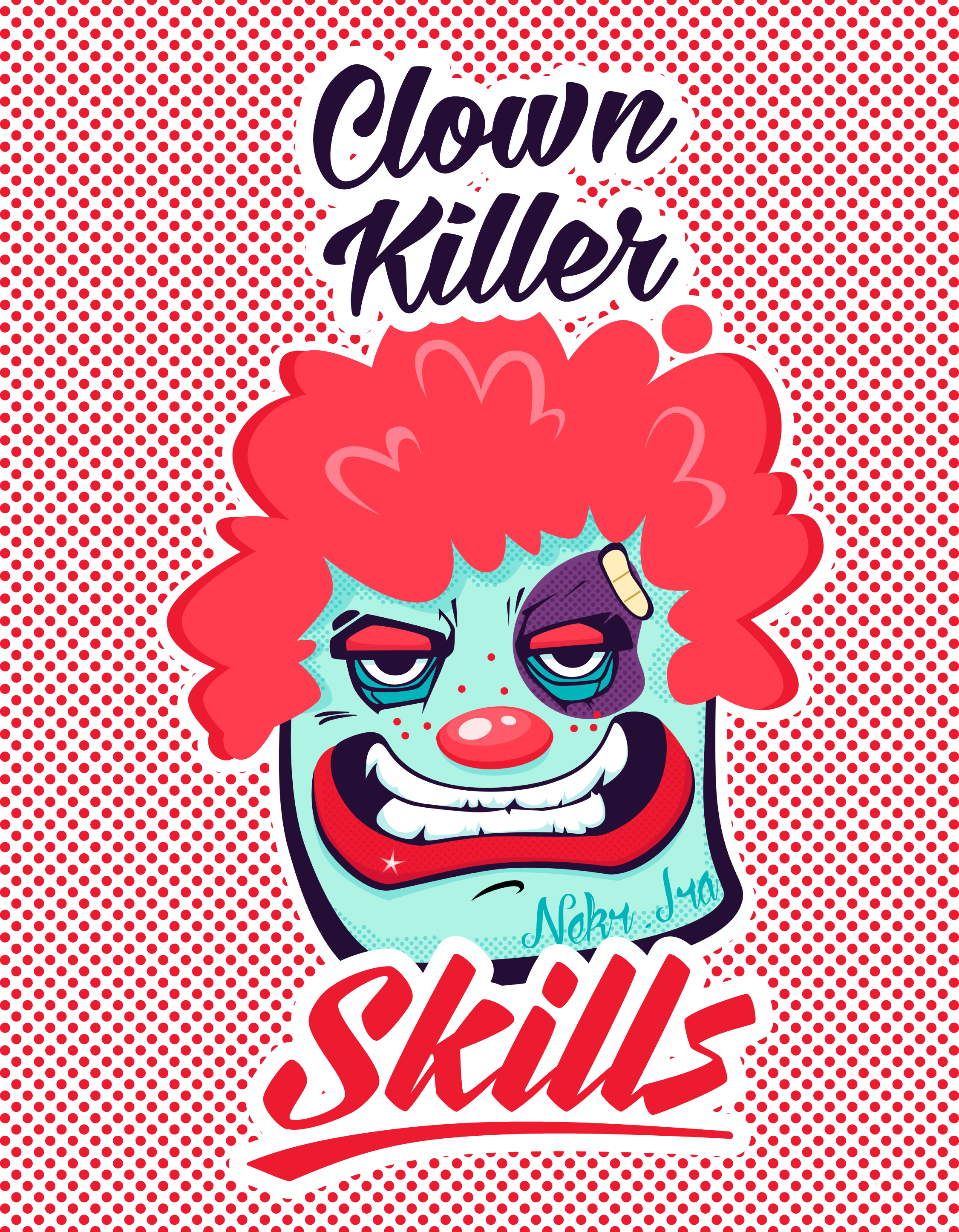 Clown Killer - Poster (2251x2892), Png Download