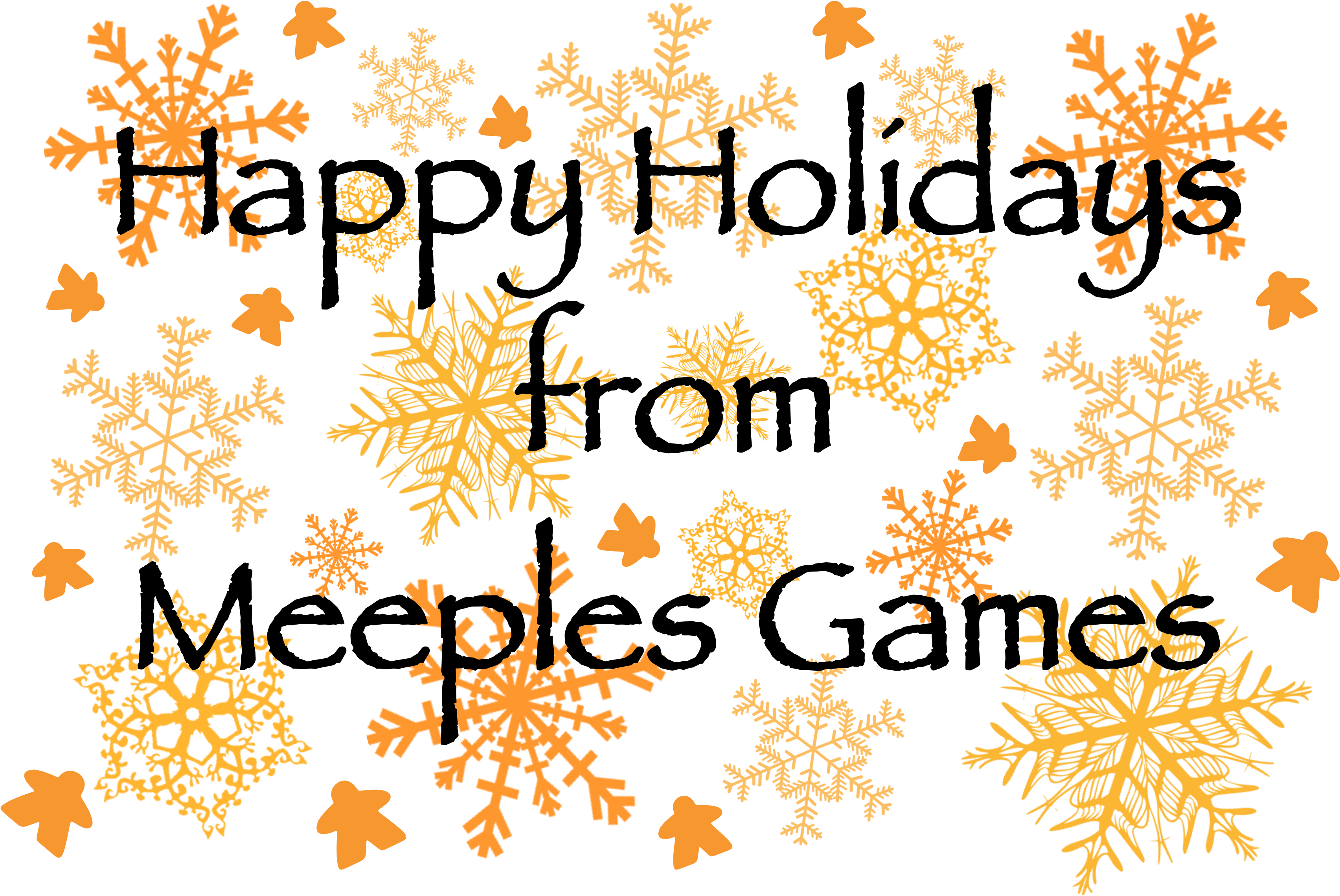Hh Meeples - Happy Tuesday (3594x2396), Png Download