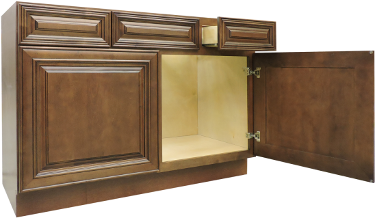 48″ Drawer Top Saddle Summit Vanity - Sideboard (600x600), Png Download