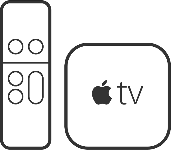 Apple-tv - Apple Tv (600x524), Png Download
