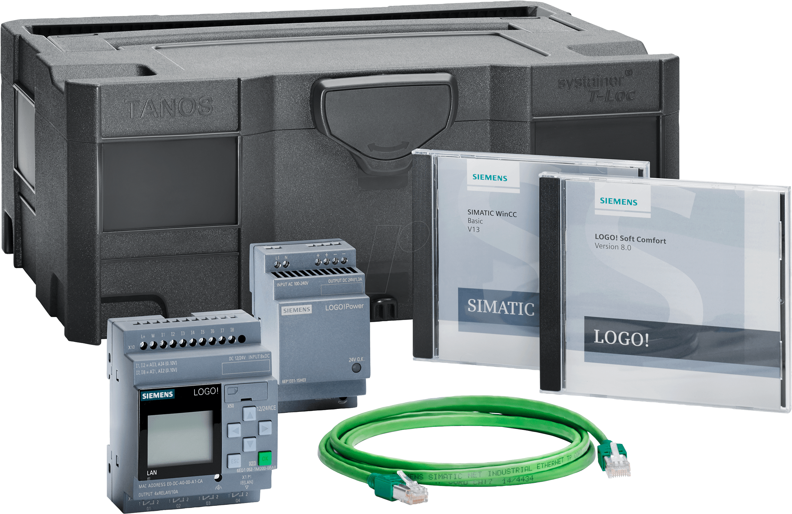 Logo 8 Starter Kit 12/24rce - Siemens Logo Starter Kit 12 24 (2620x1706), Png Download