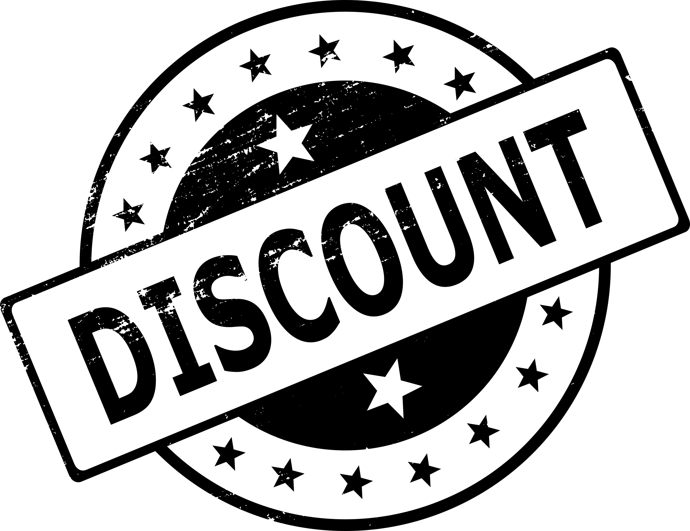 Discount Silhouette - Emblem (2338x1800), Png Download