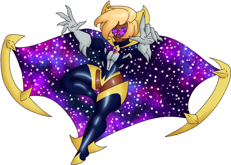 So Wanna Battle Me Fine I'll Show You The True Power - Pokemon Gijinka Lunala (800x622), Png Download