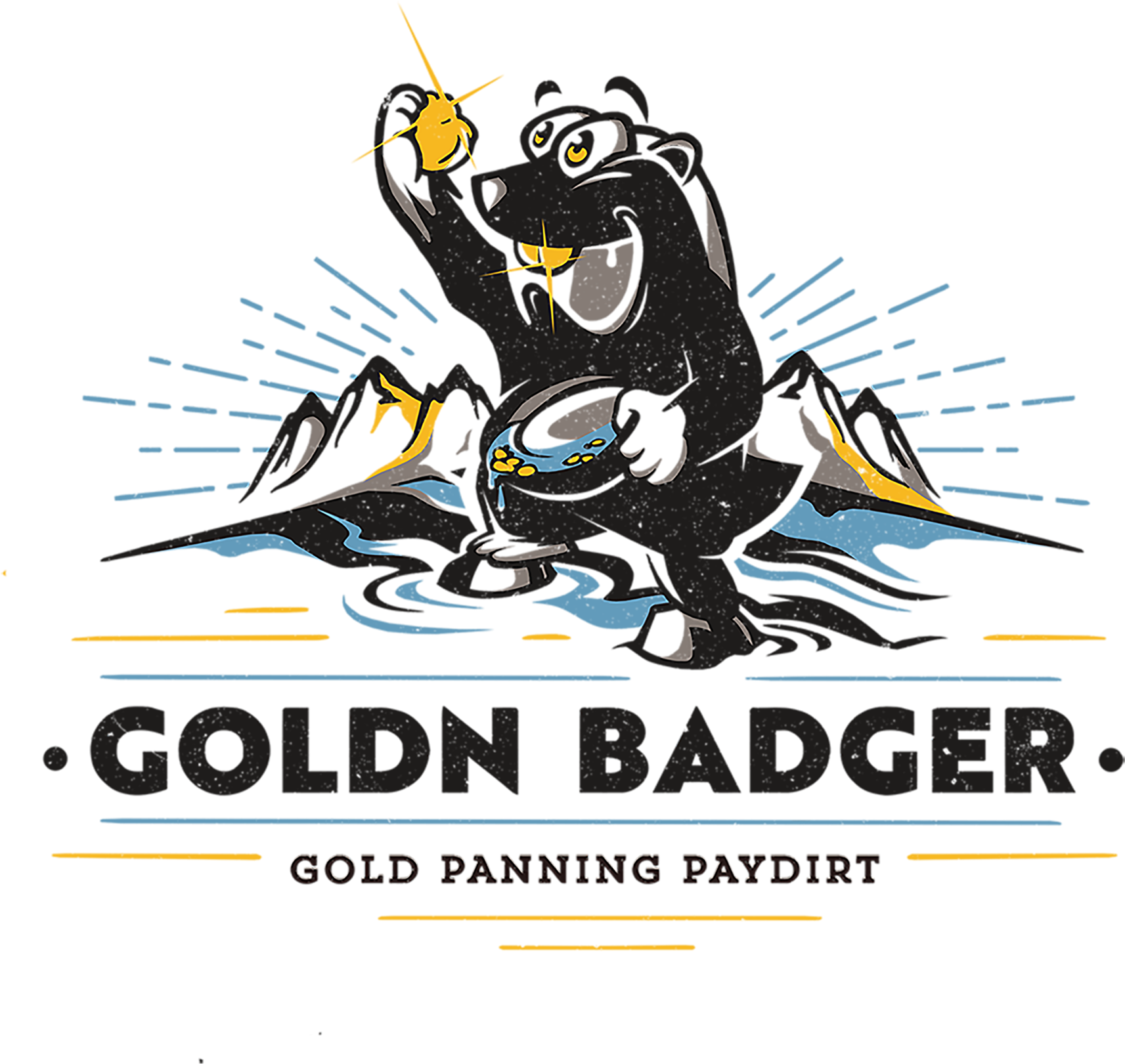 10 Bag Gold 'hoard' Panning Paydirt - Graphic Design (2048x2048), Png Download