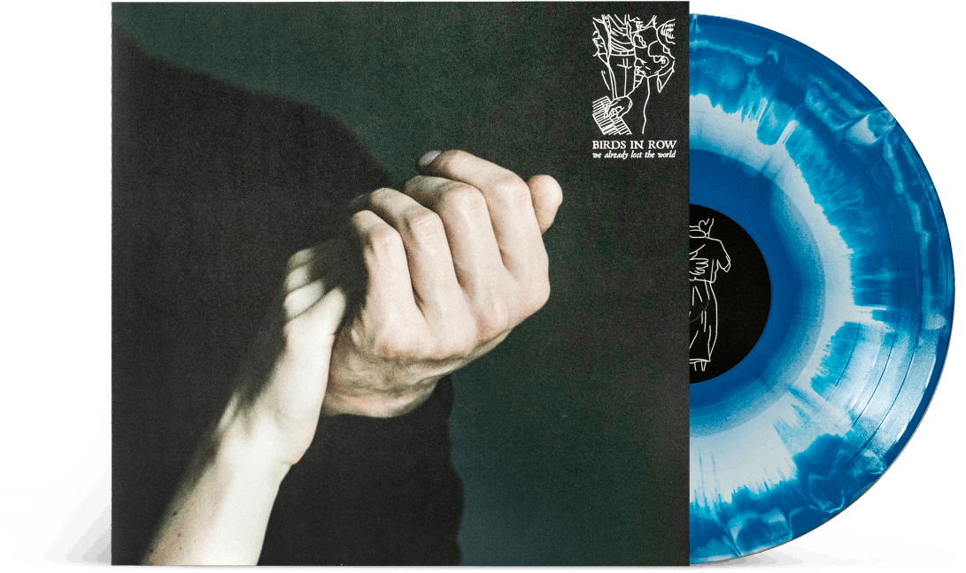 Lp On Dark Blue / Bone Mix - Birds In Row We Already Lost The World Vinyl (1200x1200), Png Download