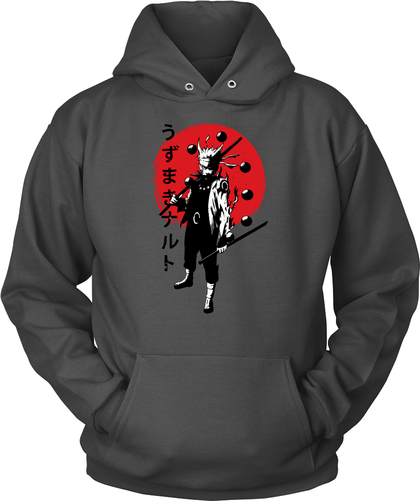 Uzumaki Naruto Nine Tail Fox Form - Shirt (1000x1000), Png Download