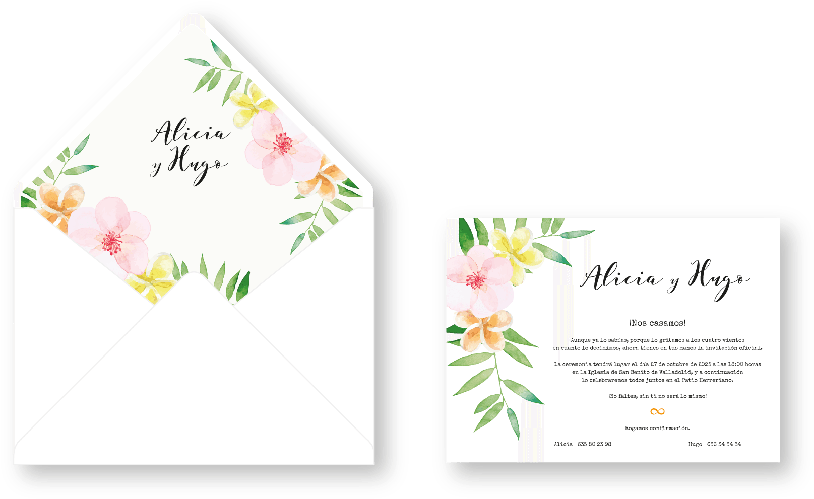 Pack Boda Weddingstudio Invitaciones - Rose (1724x1132), Png Download