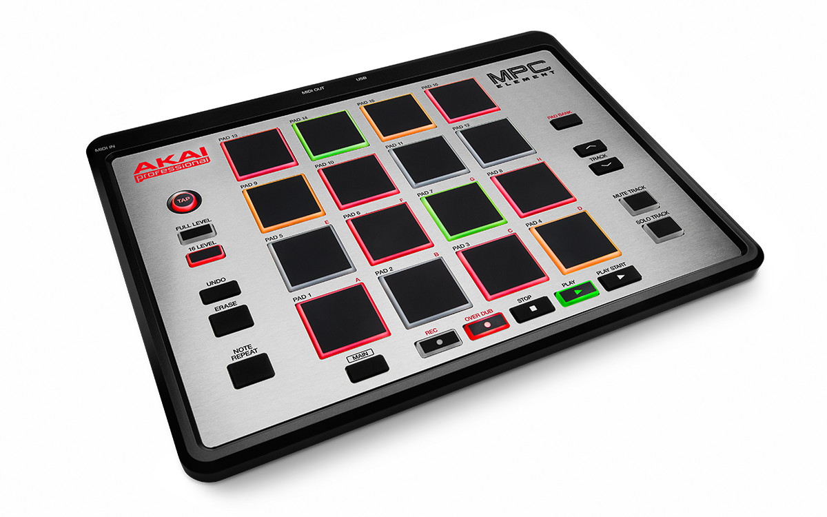 Akai Mpc Element Music Production Controller Angle - Serial Mpc Element (1200x750), Png Download