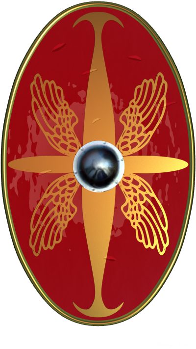Cavalry Shield - Circle (422x750), Png Download