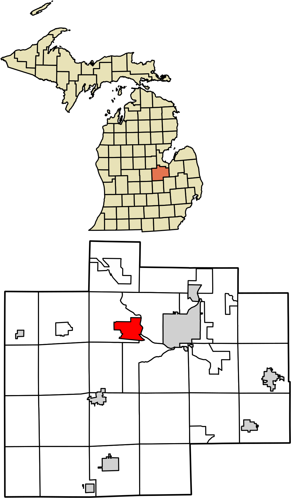 St Charles Michigan (1200x1995), Png Download