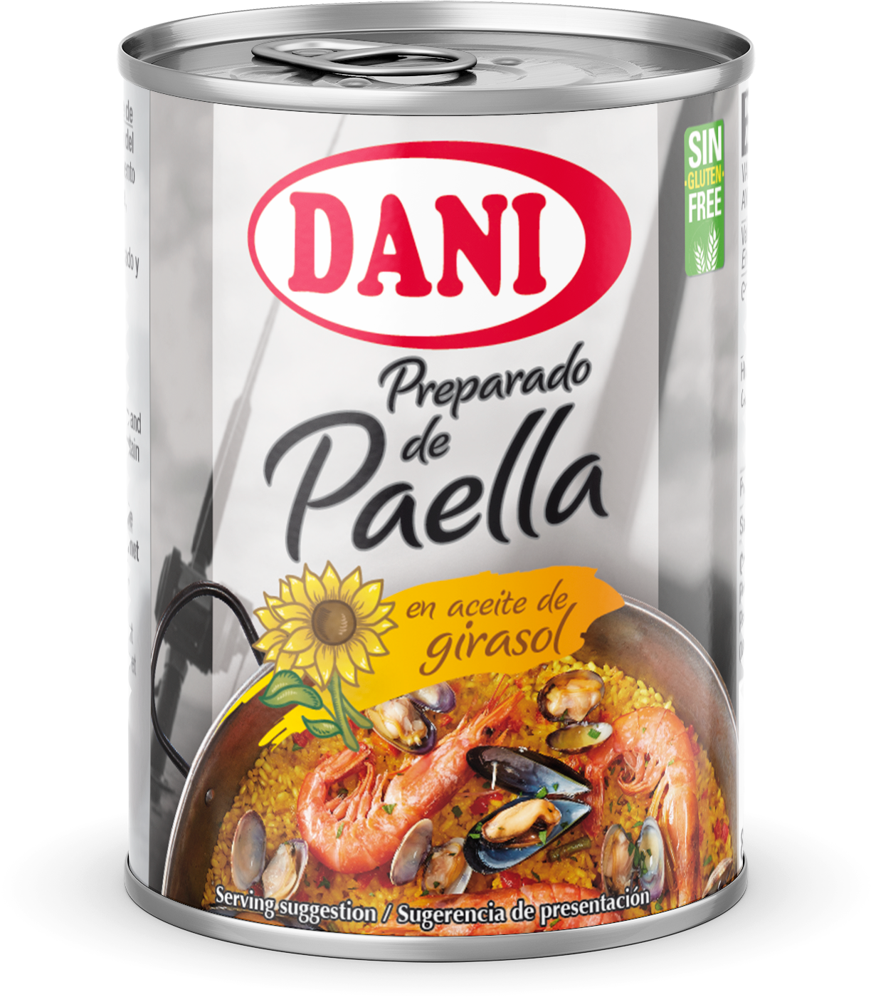 Preparado De Paella En Aceite De Girasol 196g - Conservas Dani (1800x1800), Png Download
