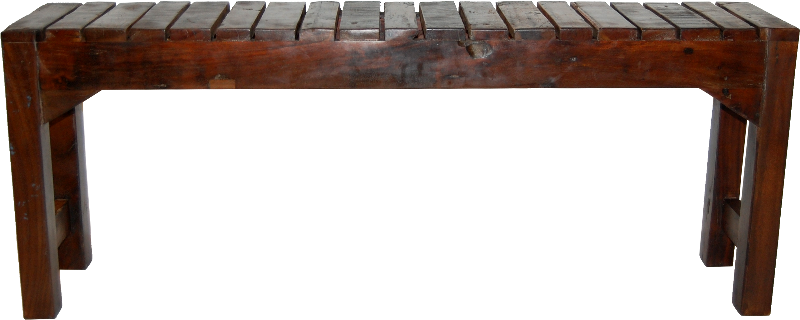 Banco Natural Madera Y Madera - Fortepiano (2700x1200), Png Download