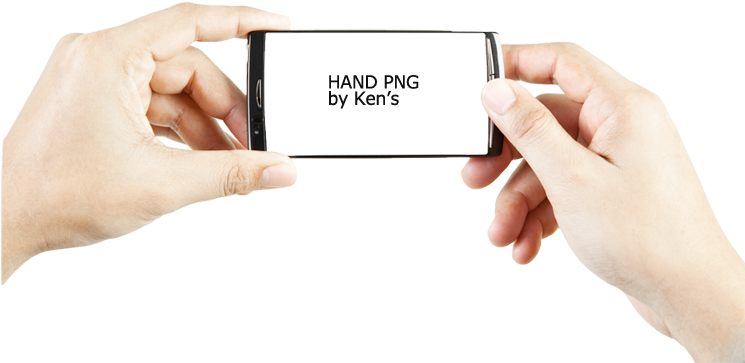 Hand - Hand Holding Smartphone (800x600), Png Download