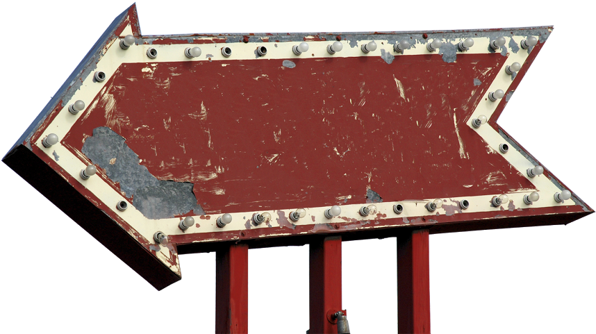 Dupla Dayane E Michel - Arrow Sign (869x533), Png Download