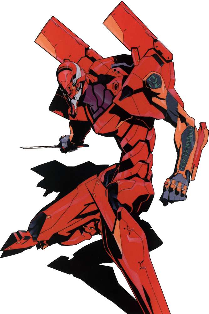Neon Genesis Evangelion - Eva 02 (667x1000), Png Download
