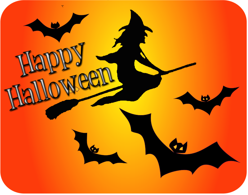 This Png File Is About Remix 287029 , Witch , Happy - Halloween Bats Png (800x627), Png Download