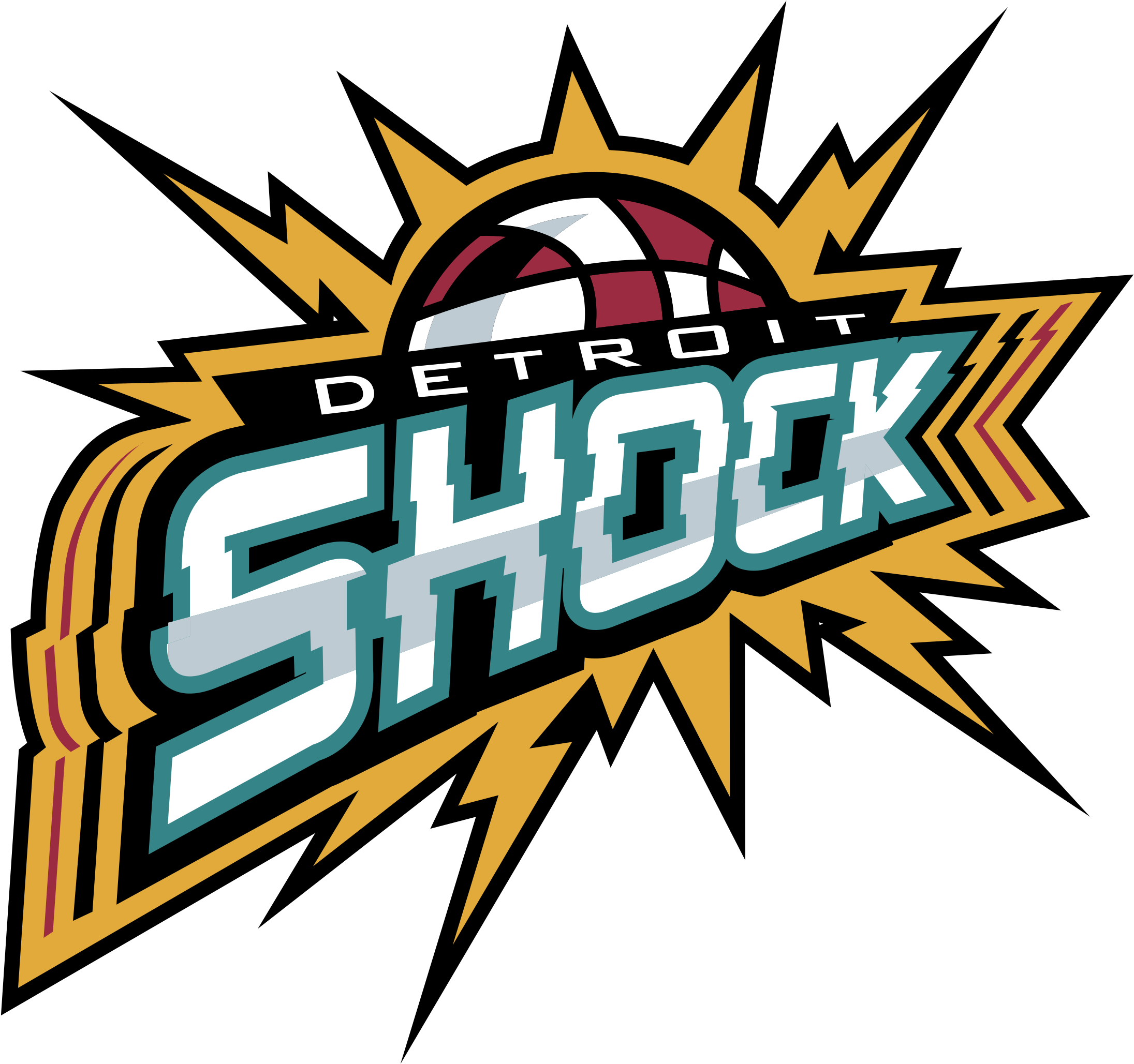 Detroit Shock Logo Png Transparent - Detroit Shock Logo (2400x2400), Png Download